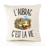 Housse de Coussin L’Aubrac c’est la vie