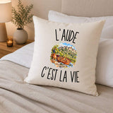 Housse de Coussin L’Aude c’est la vie