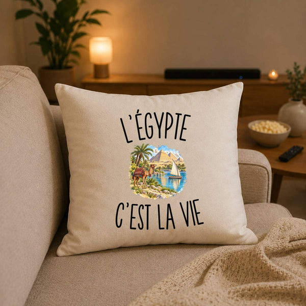 Housse de Coussin L’Égypte c’est la vie