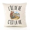 Housse de Coussin L’Île de Ré c’est la vie