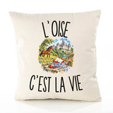 Housse de Coussin L’Oise c’est la vie