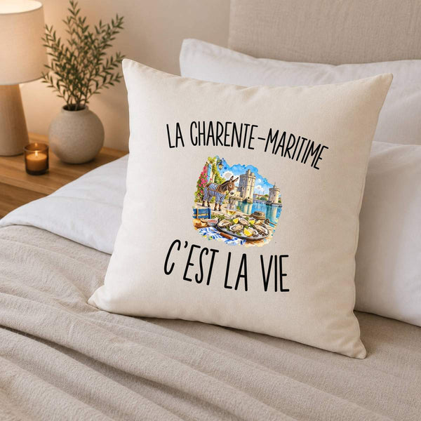 Housse de Coussin La Charente-Maritime c’est la vie