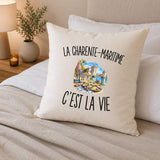 Housse de Coussin La Charente-Maritime c’est la vie