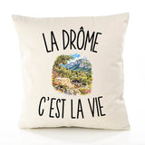 Housse de Coussin La Drôme c’est la vie