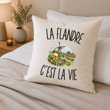 Housse de Coussin La Flandre c’est la vie
