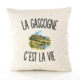 Housse de Coussin La Gascogne c’est la vie