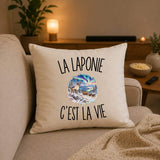 Housse de Coussin La Laponie c’est la vie
