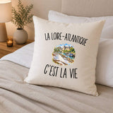 Housse de Coussin La Loire-Atlantique c’est la vie