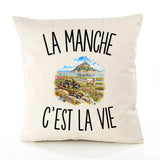 Housse de Coussin La Manche c’est la vie