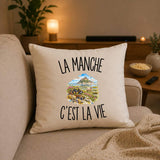 Housse de Coussin La Manche c’est la vie