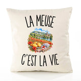 Housse de Coussin La Meuse c’est la vie
