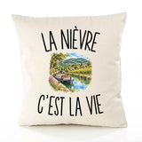 Housse de Coussin La Nièvre c’est la vie