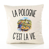 Housse de Coussin La Pologne c’est la vie