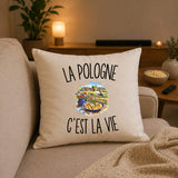 Housse de Coussin La Pologne c’est la vie