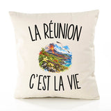 Housse de Coussin La Réunion c’est la vie