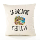Housse de Coussin La Sardaigne c’est la vie