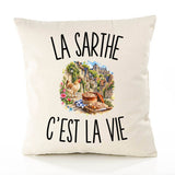 Housse de Coussin La Sarthe c’est la vie