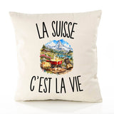Housse de Coussin La Suisse c’est la vie