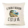 Housse de Coussin Le Bassin d’Arcachon c’est la vie