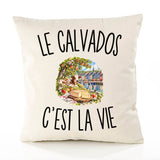 Housse de Coussin Le Calvados c’est la vie