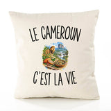 Housse de Coussin Le Cameroun c’est la vie