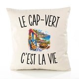 Housse de Coussin Le Cap-Vert c’est la vie