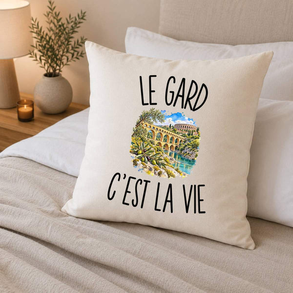 Housse de Coussin Le Gard c’est la vie