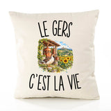 Housse de Coussin Le Gers c’est la vie