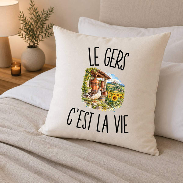Housse de Coussin Le Gers c’est la vie