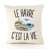Housse de Coussin Le Havre c’est la vie