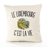 Housse de Coussin Le Luxembourg c’est la vie