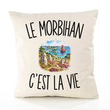 Housse de Coussin Le Morbihan c’est la vie