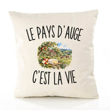Housse de Coussin Le Pays d’Auge c’est la vie