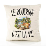 Housse de Coussin Le Rouergue c’est la vie