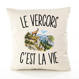 Housse de Coussin Le Vercors c’est la vie