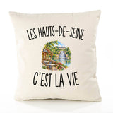 Housse de Coussin Les Hauts-de-Seine c’est la vie