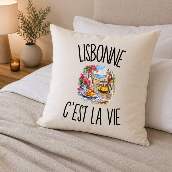 Housse de Coussin Lisbonne c’est la vie