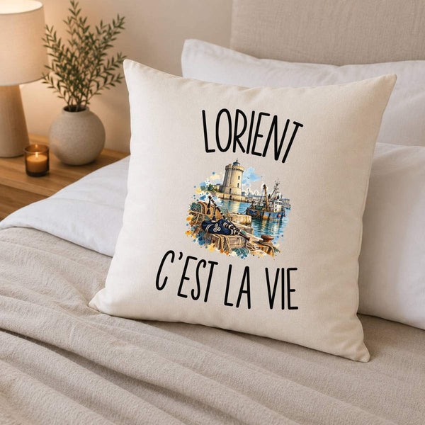 Housse de Coussin Lorient c’est la vie