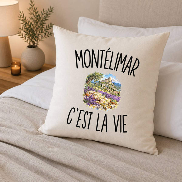 Housse de Coussin Montélimar c’est la vie