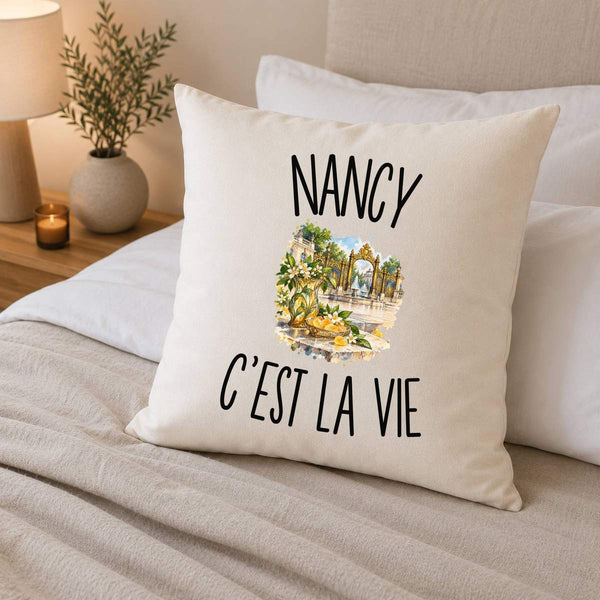 Housse de Coussin Nancy c’est la vie