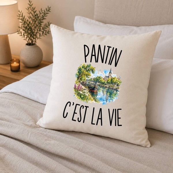 Housse de Coussin Pantin c’est la vie