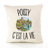 Housse de Coussin Poissy c’est la vie