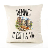 Housse de Coussin Rennes c’est la vie