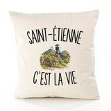 Housse de Coussin Saint-Étienne c’est la vie