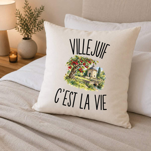 Housse de Coussin Villejuif c’est la vie