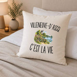 Housse de Coussin Villeneuve-d’Ascq c’est la vie