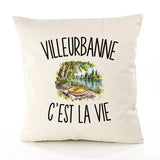 Housse de Coussin Villeurbanne c’est la vie