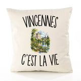 Housse de Coussin Vincennes c’est la vie