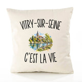 Housse de Coussin Vitry-sur-Seine c’est la vie