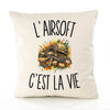 Housse de Coussin L’Airsoft c’est la vie